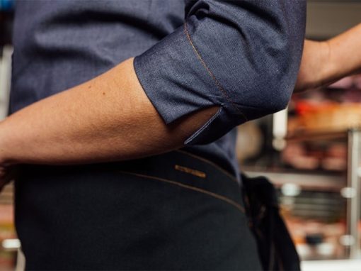 SA Wear verswinkelkleding leer denim